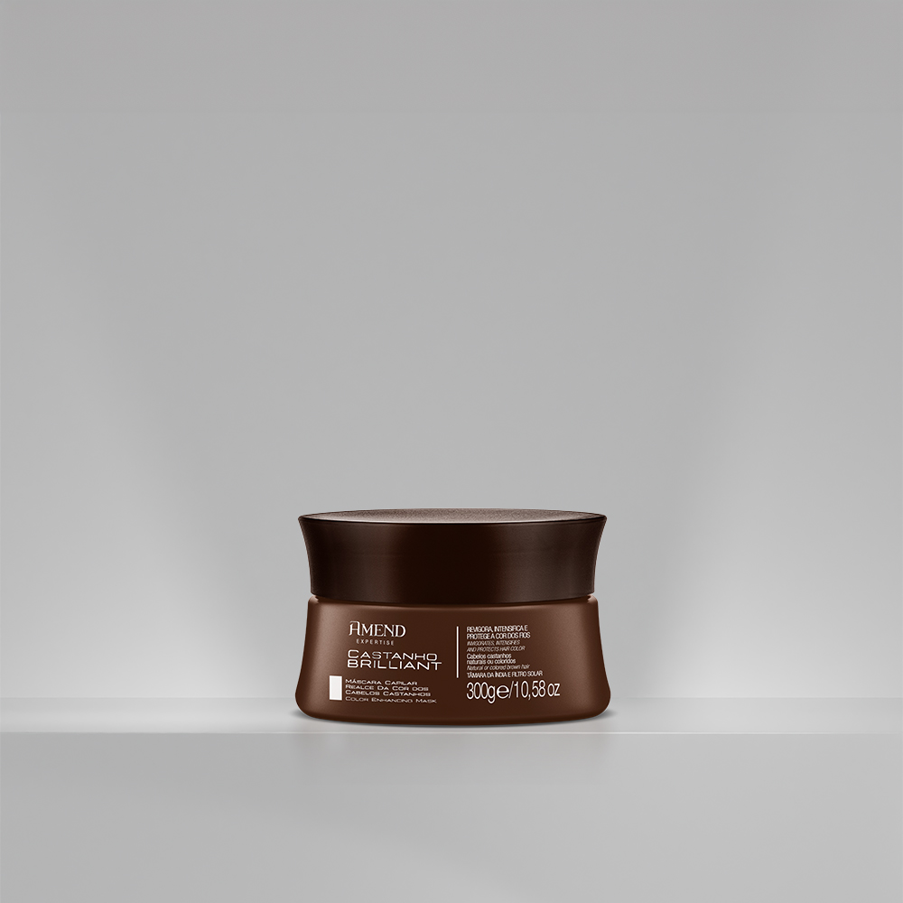 Máscara Amend Expertise Realce da Cor Castanho Brilliant 300g